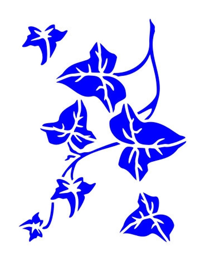 526 English Ivy Stencil | Etsy