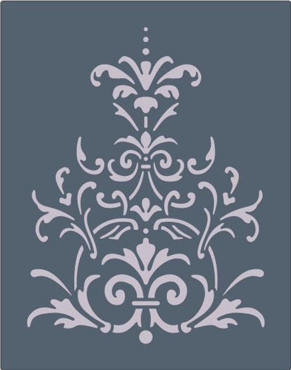523 Victorian Mini Stencil | Etsy
