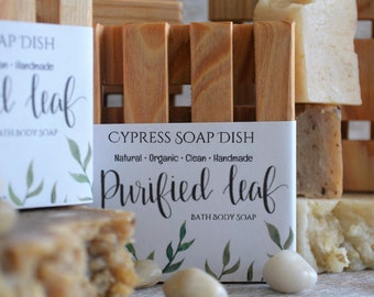 Cypress Soap Dish, Wood Soap Dish, Organic soap, Handmade Soap Dish, Homemade soap,Natural soap, soap bar, gift, favors