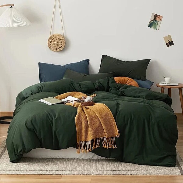 Forest Green Bedding Etsy