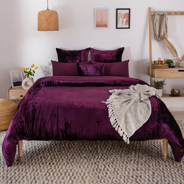 Purple Duvet Cover Etsy