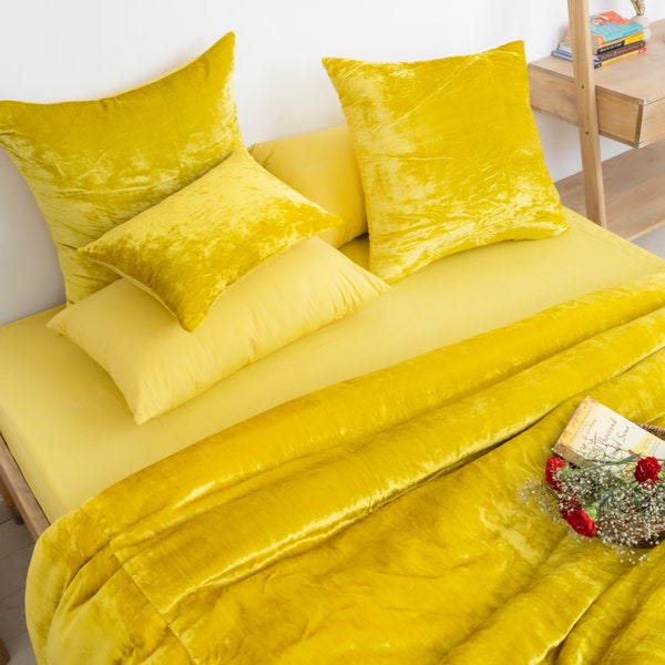 Velvet Bedding Etsy