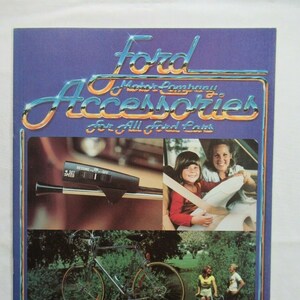 1980 Ford Accessories Car Brochure, Sales, Advertising, Dealer Catalog, Vintage Booklet, Pinto, Fiesta, Mustang, Thunderbird