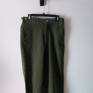 Korean War Era Army Military Wool Field Trousers, Pants, Regular Small, M-1951