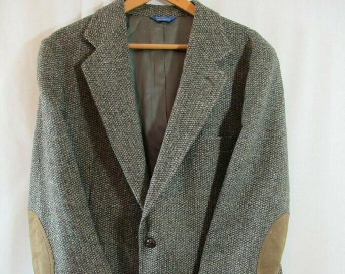 Pendleton Elbow Patch Wool Blazer Jacket Sport Coat Mens Etsy