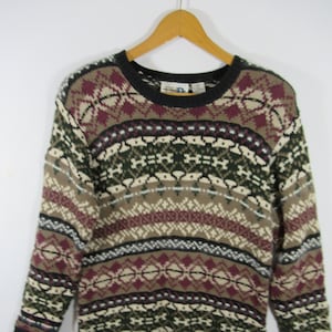 Vintage 80s 90s Oversized Pullover Sweater, Women S, Shoulder Pads, Paul Harris