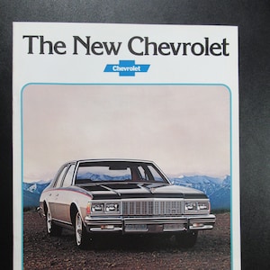 1979 Chevrolet Caprice Classic and Impala Brochure, Vintage Chevy Advertising