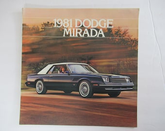 1983 Dodge Mirada Original Sales Brochure