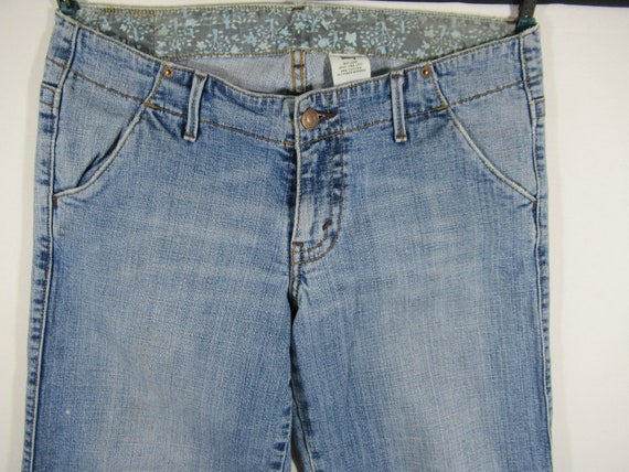 鬼フェード◎ y2k Levi's Wide Flare Denim Pants Vintage 90s Y2K Levi's Low Rise Wide Leg Flare Jeans, Junior