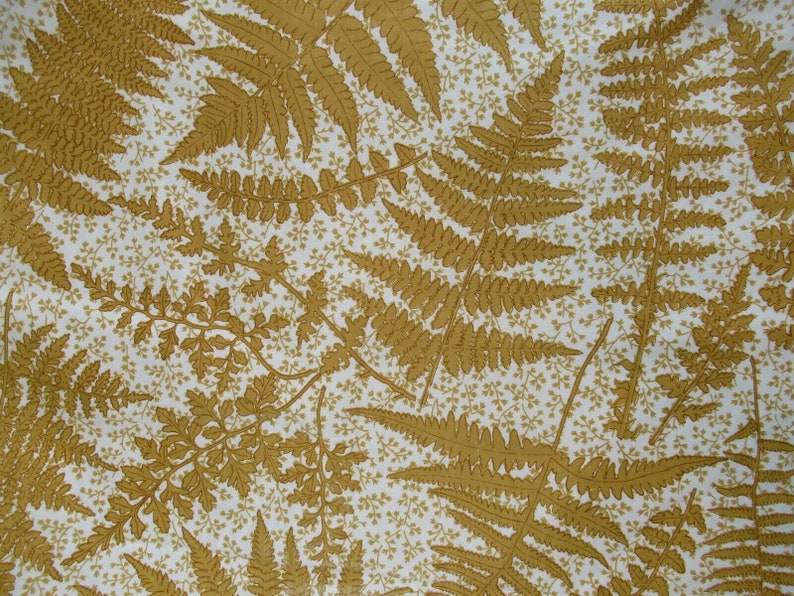 Vintage Knollwood Cyrus Clark Everglaze Fern Pattern Chintz Fabric 16.5 Yards