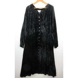 Long Sleeve Black Babydoll Dress - Etsy