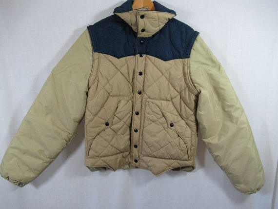Schott NYC Puffer Jacket Interchangeable Vest Removable Sleeves