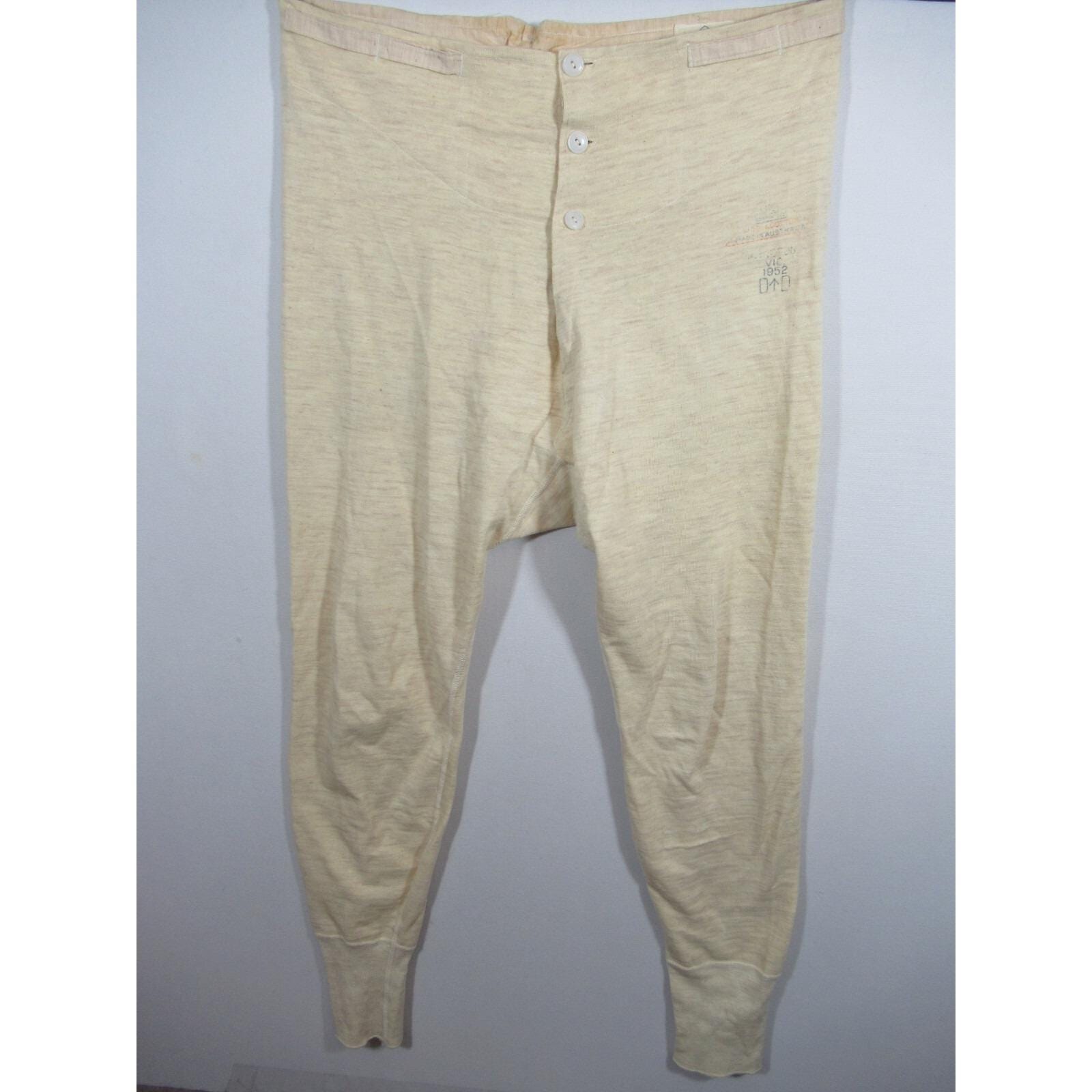 Vintage Wool Long Underwear - Etsy