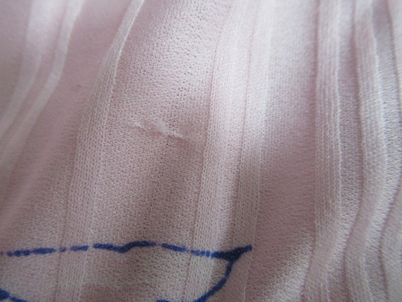 Vintage 70s Pink Polyester Lightweight Midi Dress… - image 8