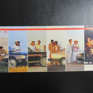 1985 Mercury Full Line Sales Brochure, Vintage Dealer Advertising