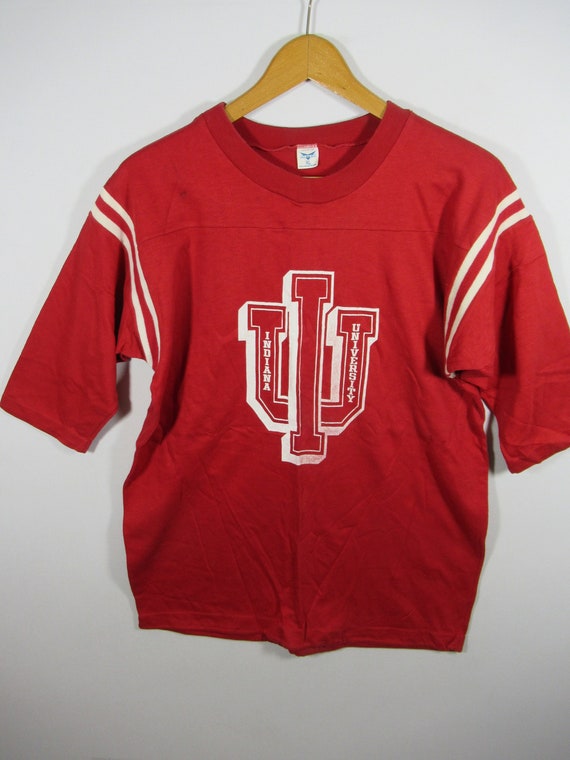 Vintage 60s 70s Indiana University T-Shirt, Adult 