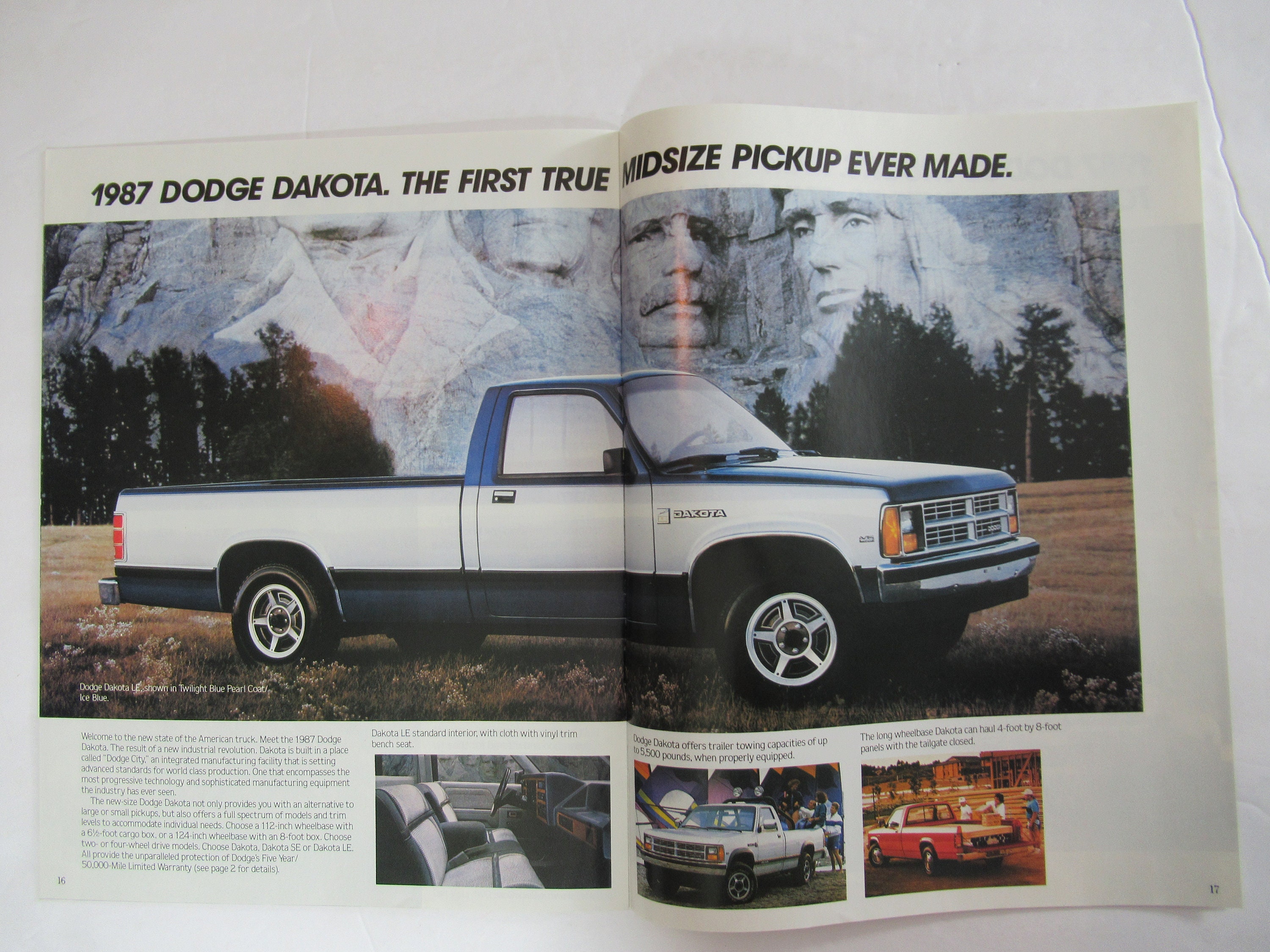 1987 Dodge Full Line Sales Brochure, Dakota, Daytona, Ram, Truck
