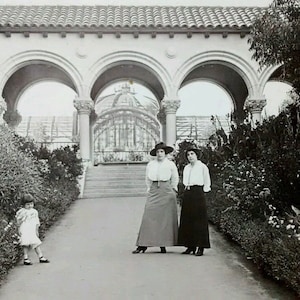 Antique San Diego Exposition Arcade Photo, c. 1915-1917, Edwardian Era, Signed, 1910s