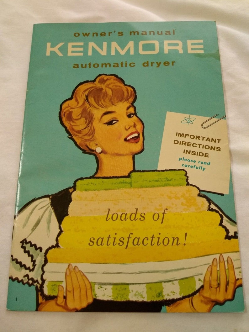 Appliance Ephemera Frigidaire Kenmore Sears Coldspot Manuals Etsy