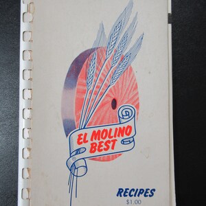 1953 El Moulino Bread and Whole Grains Recipes Cookbook, Small, Vintage, Sourdough Starter