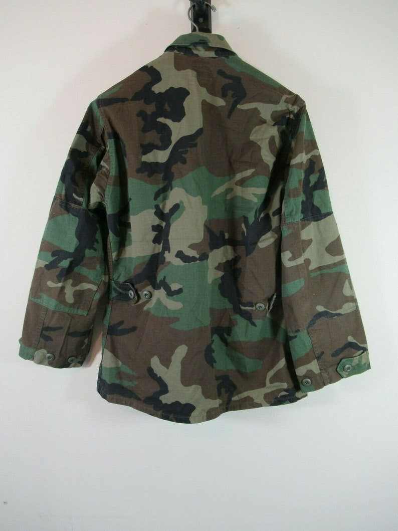 Vintage 1990 Woodland Camo Combat Military Jacket Coat US - Etsy