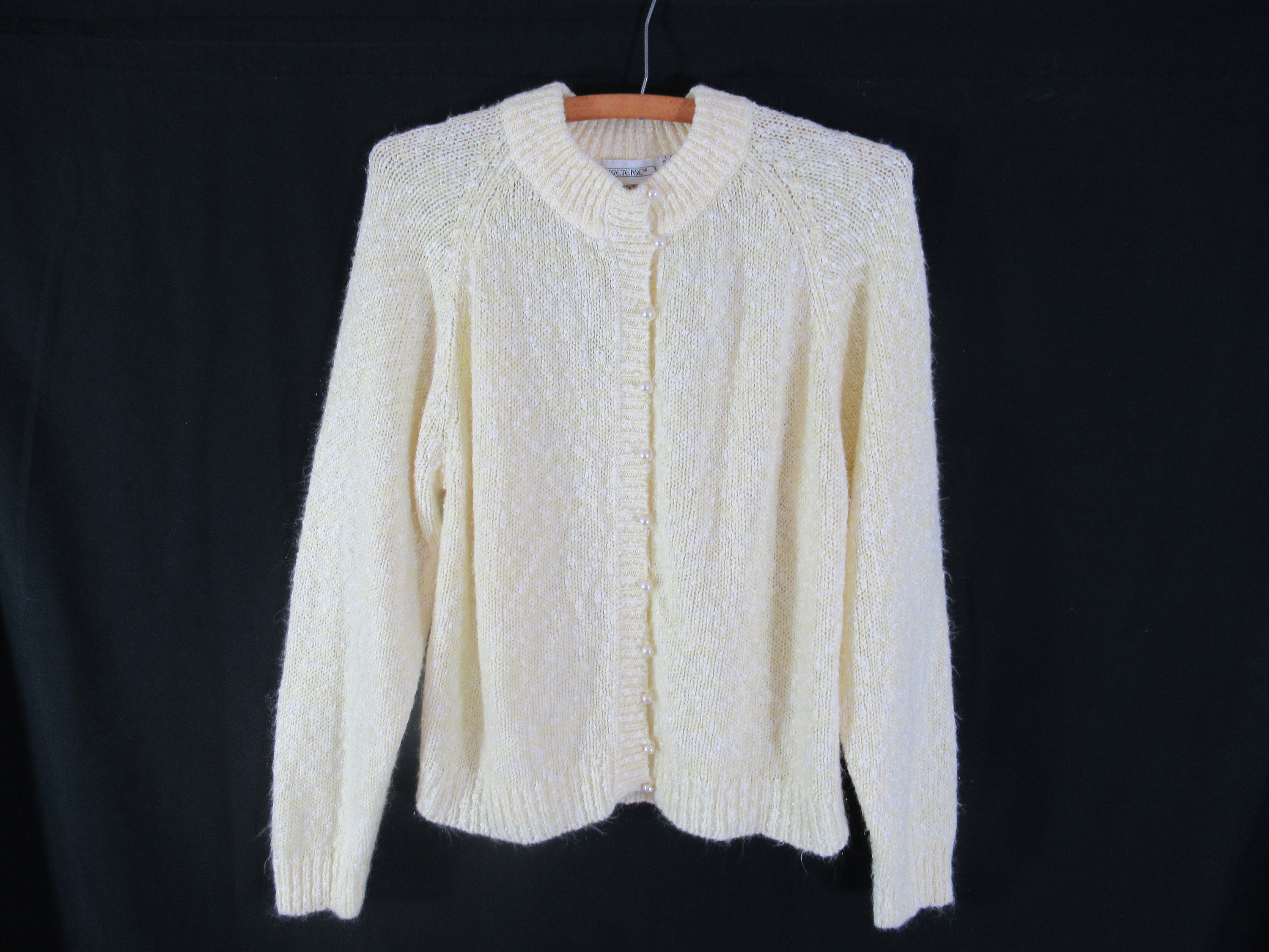 Cardigan Pearl Button - Etsy