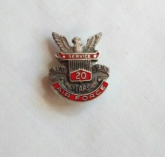 US USA USAF 21st Air Force Military Hat Lapel Pin