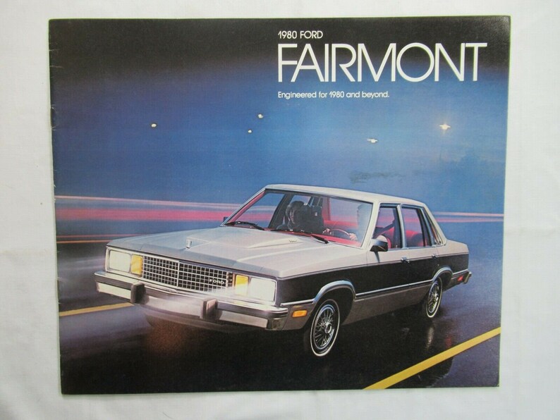 1980 Ford Fairmont Car Brochure Sales Advertising Dealer Etsy