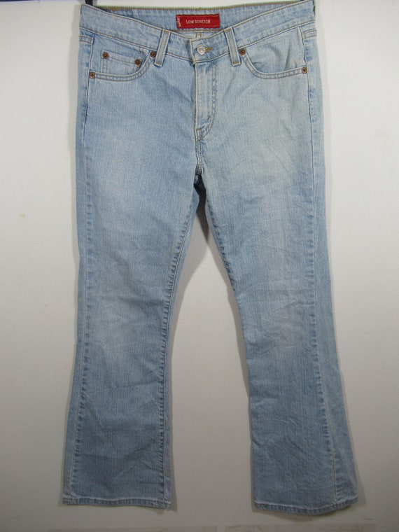 Vintage 90s Y2K Levi's 519 Low Stretch Flare Jeans