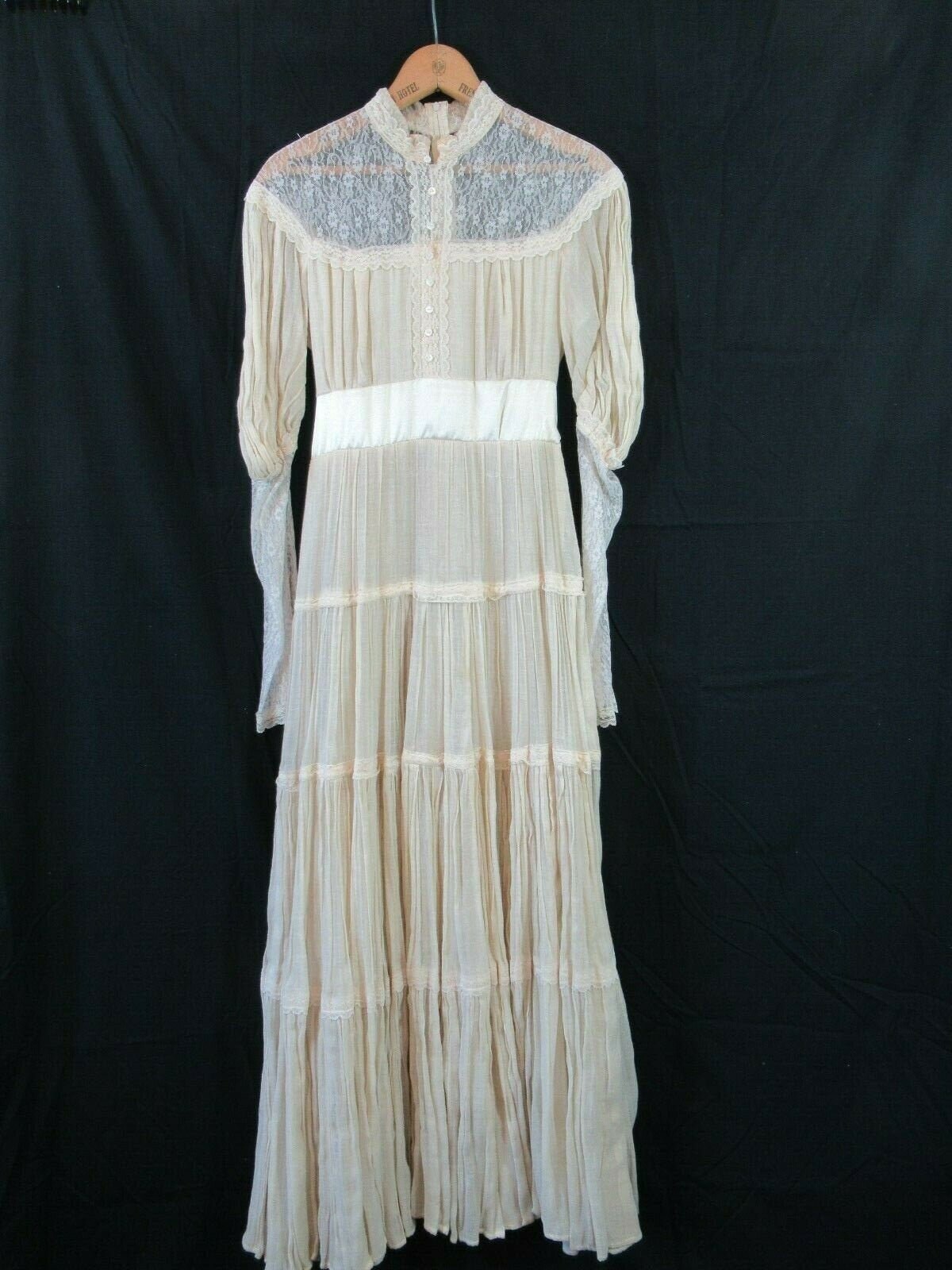 Vintage Gunne Sax Jessica McClintock Gauzy Boho Prairie Dress | Etsy