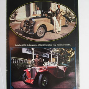 1974 MG GT MGB Midget Brochure, Car Dealer Advertising, British Motors, Auto Prospekt, Vintage, American Market