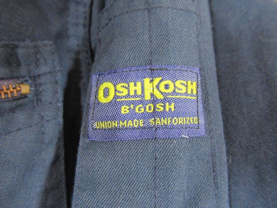 Vintage OshKosh B'Gosh Sanforized Union Made Mech… - image 3