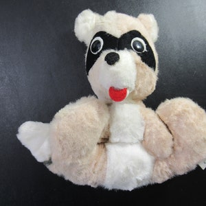 Vintage Animal Fair by George Plush Raccoon, Stuffed Animal