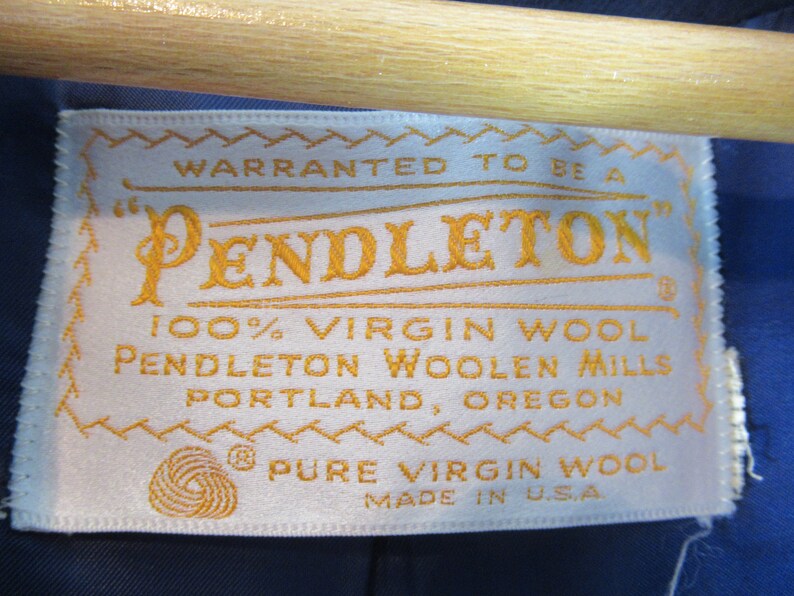 Vintage Pendleton Long Wool Winter Coat Women's - Etsy