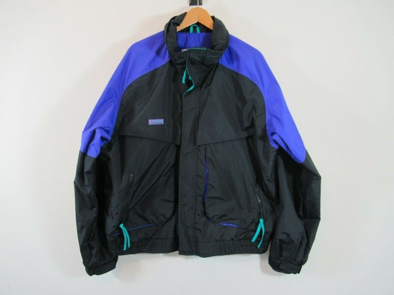 Vintage 90s Columbia Nylon Windbreaker, Mens XL, Jacket - Etsy