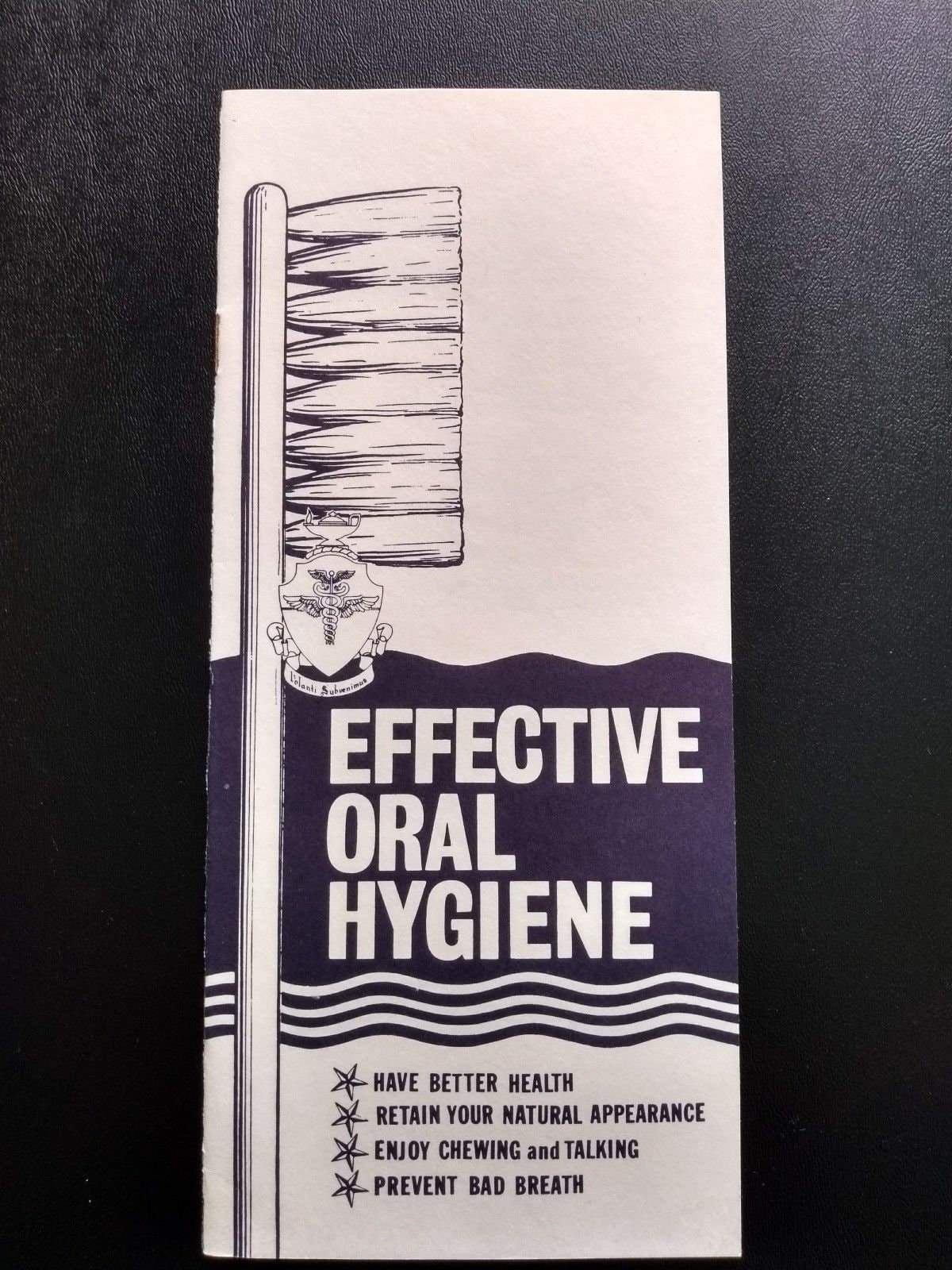 USAF Aerospace Medicine Dental Hygiene Brochure, Brooks AFB, Vintage