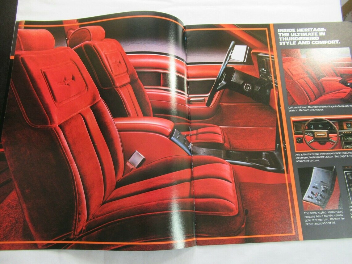 1983 Ford Thunderbird Car Brochure, Sales, Advertising, Dealer Catalog