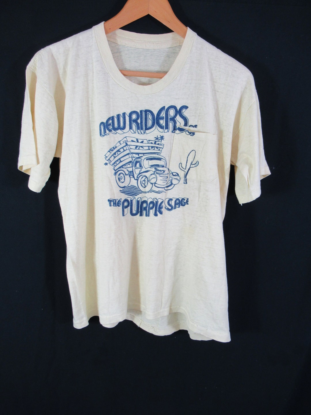 Vintage New Riders of the Purple Sage Henry Band T-shirt, NRPS