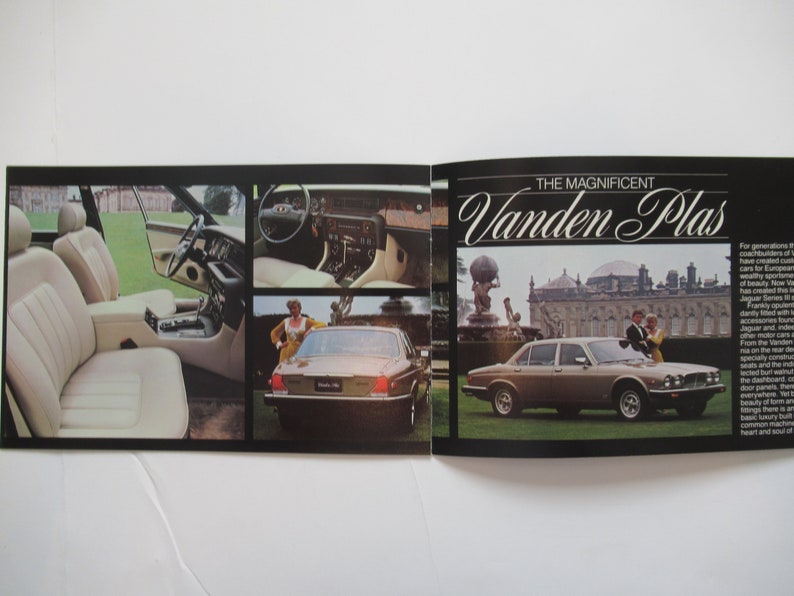 1983 Jaguar XJ6 XJ-S Vanden Plas Car Brochure, Dealer Advertisement, Auto Prospekt, Vintage, American Market image 4