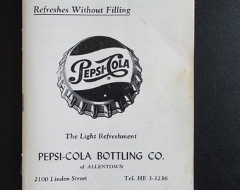 Vintage 1950s Lehigh Valley Allentown Pennsylvania Souvenir Booklet