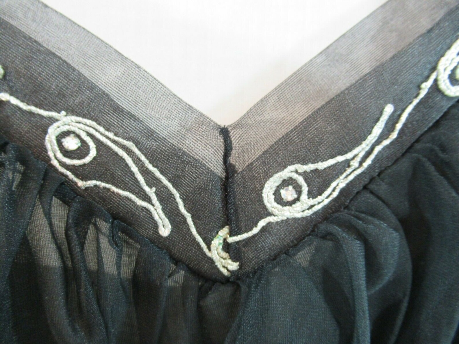Vintage 1950s Pandora Lingerie Black Sheer Nightgown - Etsy