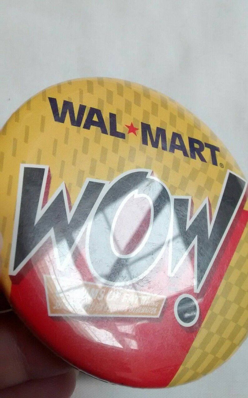 Vintage Wow Lay's Potato Chip Button, Badge, Pin, Walmart, Olestra
