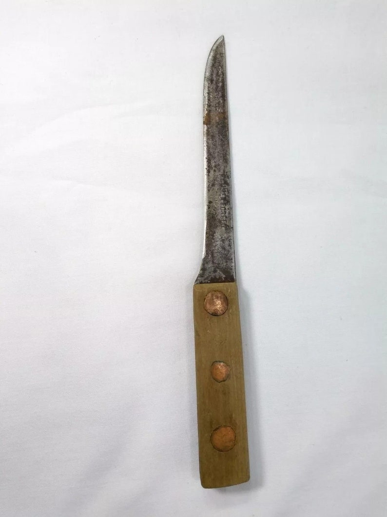 Antique Vintage Hammer Fixed Blade Knife Etsy