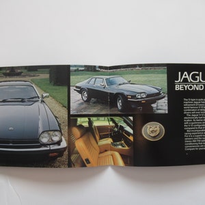 1983 Jaguar XJ6 XJ-S Vanden Plas Car Brochure, Dealer Advertisement, Auto Prospekt, Vintage, American Market image 3