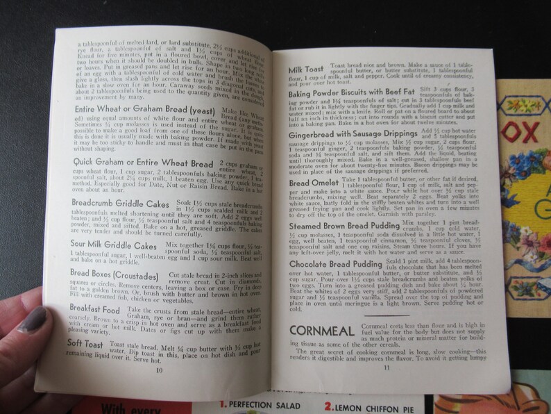 Vintage Knox Gelatine Recipe Booklet Lot, Advertising Cookbook Etsy