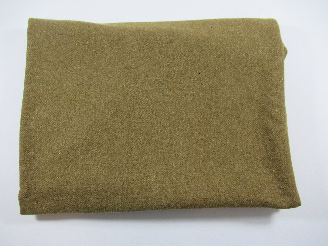Vintage Army Green Wool Military Blanket, 2.75 Pounds, 62x78 Etsy