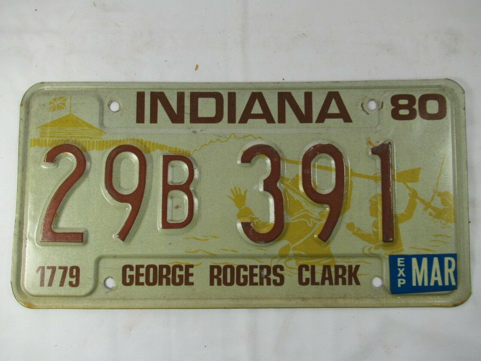 Plaque Vélo Ancienne Indiana Wabash 1969 #85A 228