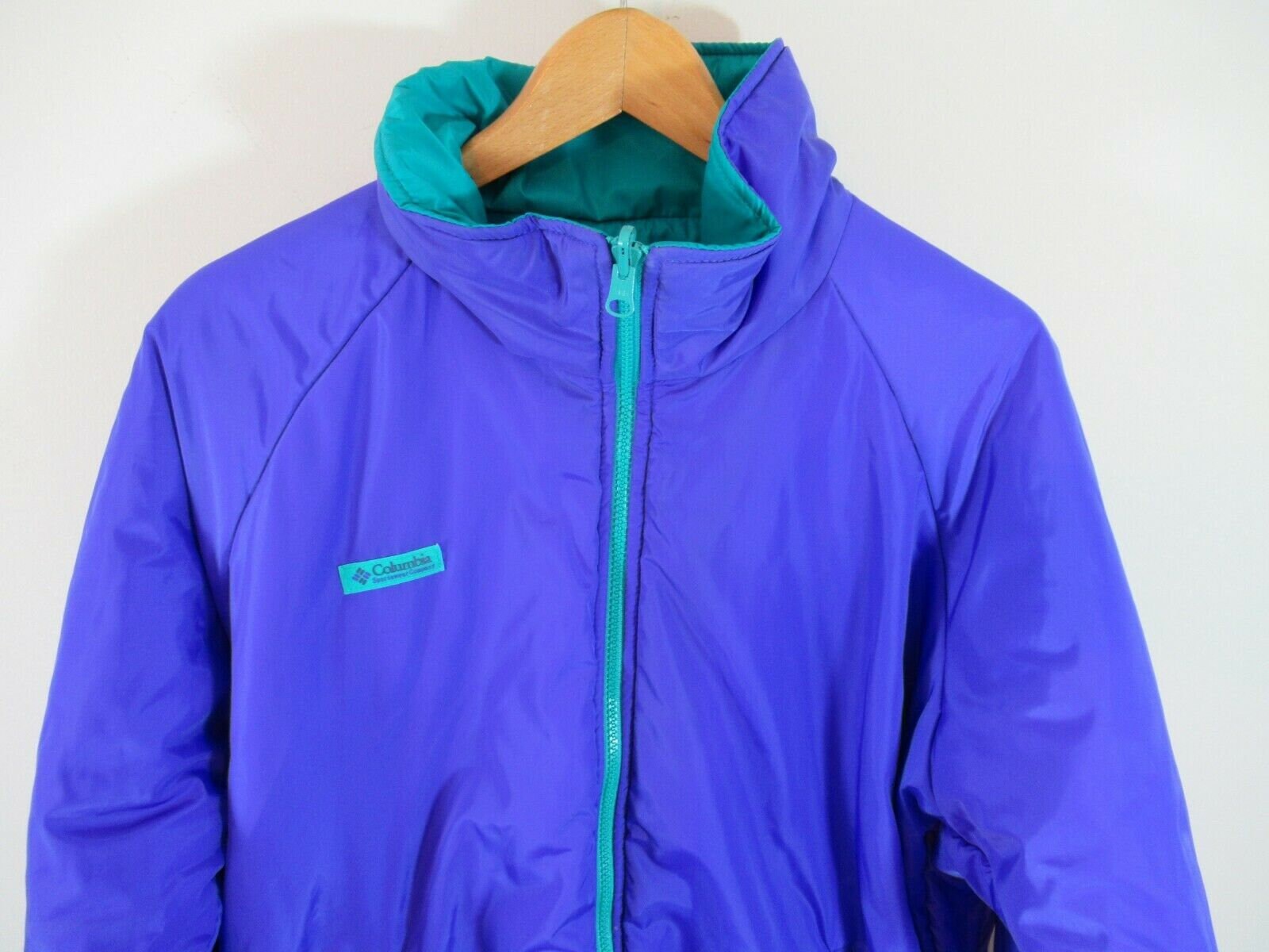 90s-00'S Columbia PACKABLE nylon parka, men's XL size Nylon gray type Vintage Second Hand