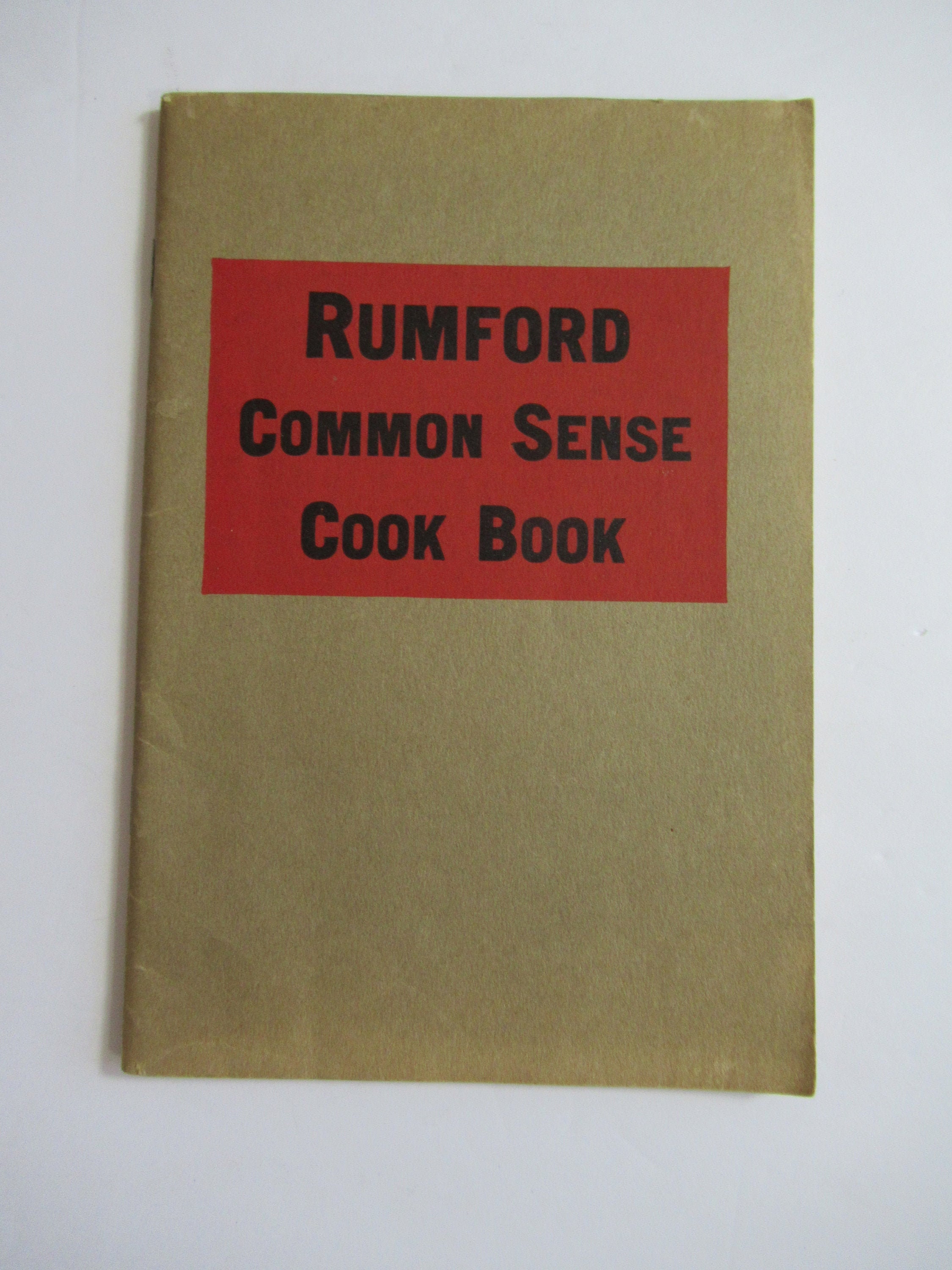 USA cookbook ‘Rumford Cook Book’ c.1910 USA cookbook ‘Rumford Cook Book’ c.1910