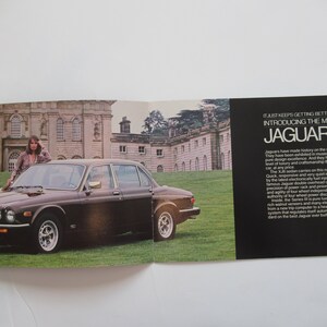 1983 Jaguar XJ6 XJ-S Vanden Plas Car Brochure, Dealer Advertisement, Auto Prospekt, Vintage, American Market image 2